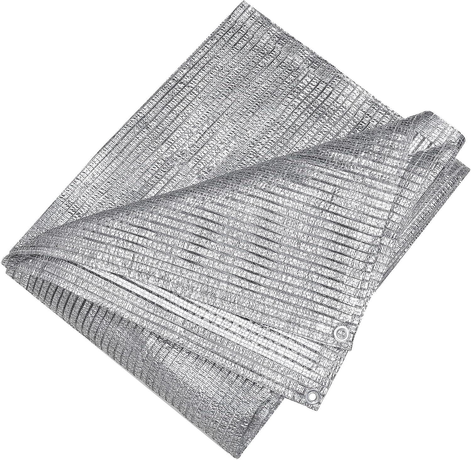 Heavy Duty Aluminum Foil Shade Cloth - 90-95% Sun Block, 10ft X 12ft With Grommets, Garden & Pet Shade - View #4