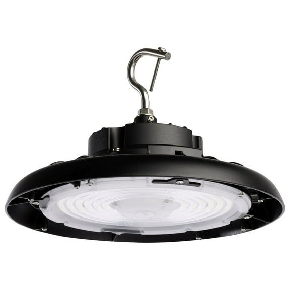 65/782R2-Nuvo Lighting-100W LED UFO Hi-Bay Light In Utilitarian Style-8.11 Inches Tall and 11.02 Inches Wide-5000 Color Temperature-Black Finish