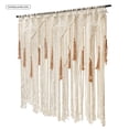 thumbnail image 1 of 65.8*44 in White Macrame Tassel Woven Wall Hanging Tapestry Boho Chic Geometric Art Decor, 1 of 13