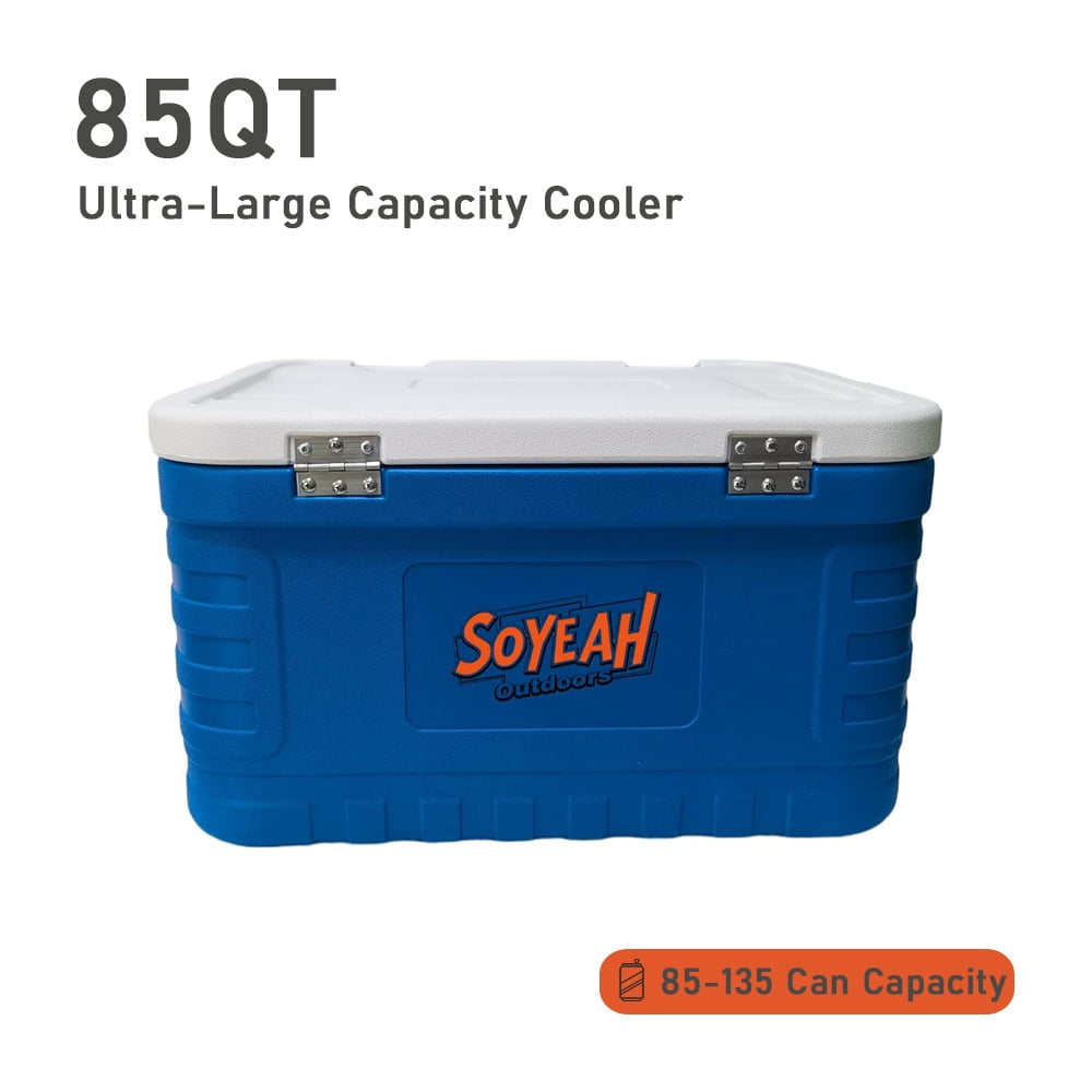65-85QT Ultra-Large Capacity Cooler Collection, Leakproof Insulated Hard Coolers with Anti-Slip Handle & Multi-Scenario Design, Ideal for Long Trips, Beach & Group Activities