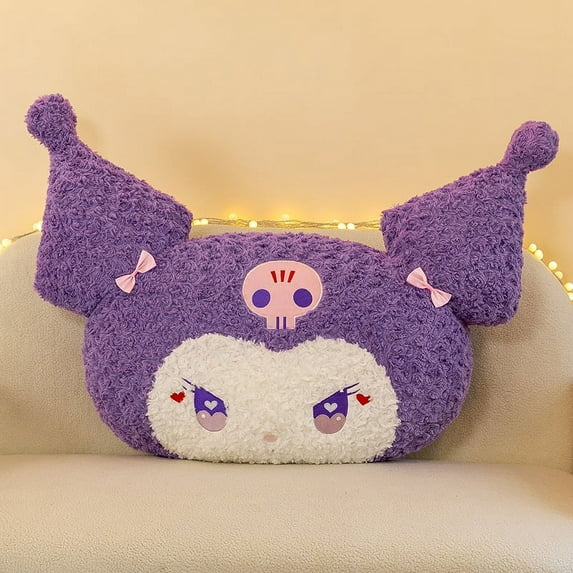 65/90cm Sanrio Kuromi Pillow Doll Sleeping On The Bed Pillow Comfortable Plush Kawaii Doll To Give A Birthday Present To Women