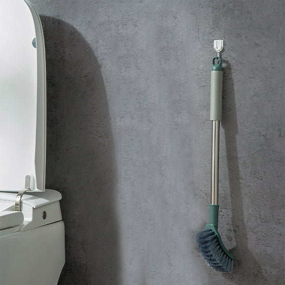 Up to 65% Off Aoujea Long Handle Brush Head Toilet Brush,360° No Dead Corners,Flexible Plastic Toilet Bowl Cleaning Brush Wall Mounted Without Drilling Quick Drying