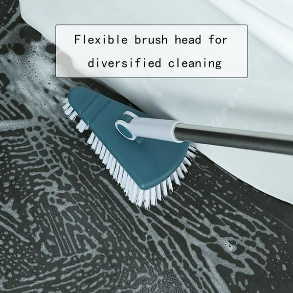 Up to 65% Off Aoujea Tub Tile Cleaner Brush With Long Handle ,Shower Brush Cleaner Toolfor Bathroom Bathtub Toilet Floor Kitchen Baseboard Cleaner Cleaning Supplies on Clearance