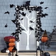 thumbnail image 1 of Up to 65% Off Black Decorations Halloween Garland Fall Decor Black Garland Fall Wall Hanging Maple Leaves Artificial Black Maple Leaf Vine - Halloween Decorations Clearance,Fall Decoration for Home, 1 of 8