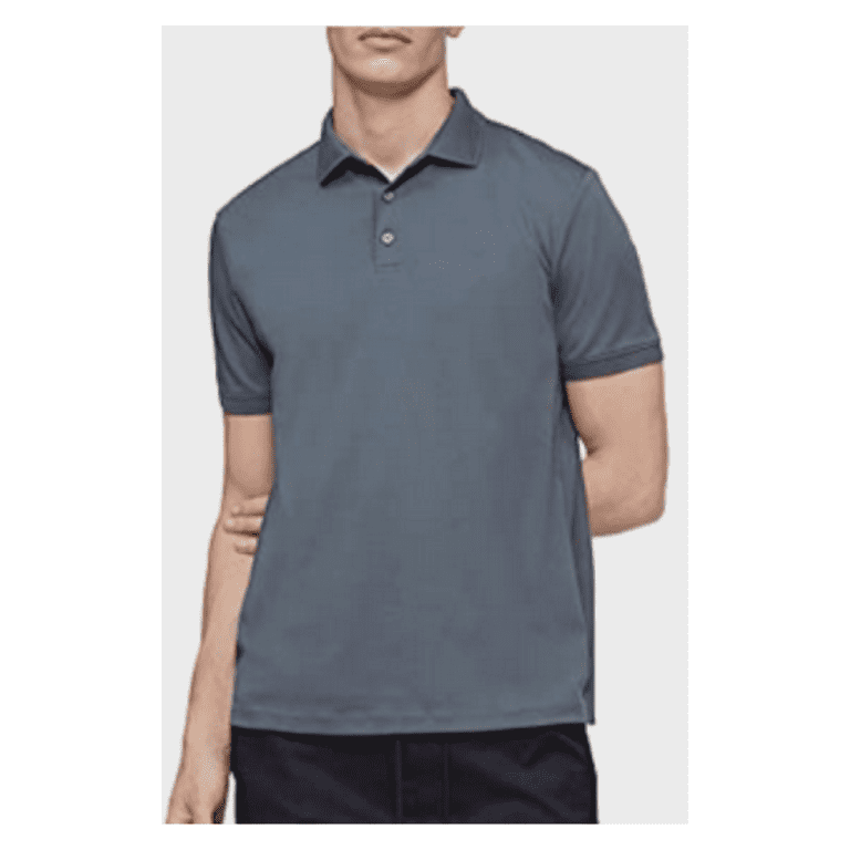 Calvin klein men's liquid touch cotton polo shirt new arrivals
