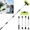 thumbnail image 1 of 65'' Car Wash Brush and Snow Brush  with Long Handle, Car Cleaning Tool and Car Snow Broom and  with 4 Hand-Held Places Extendable  Washing Brushes Broom Kit Soft Car Auto Truck SUV of Scratch-Free, 1 of 10