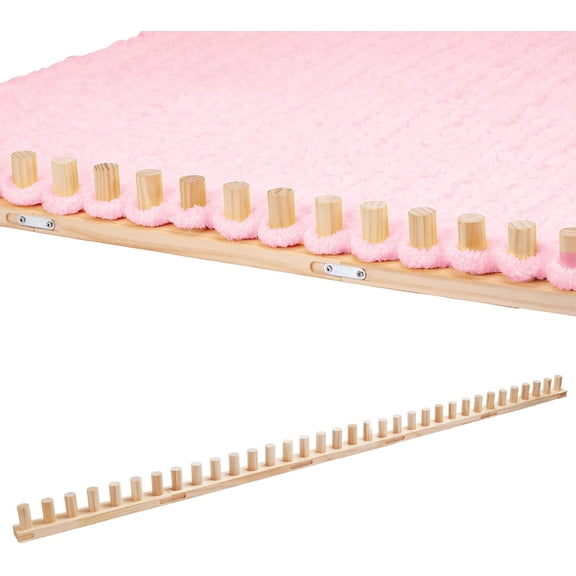 65'' Chunky Blanket Loom, Knitting Loom for Custom Hand Yarn Chunky, Extra Large Beginners DIY Craft Enthusiasts