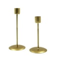 thumbnail image 1 of Up to 65% off Clearance! Candle Holder, Wrought Iron Candle Holder Candlelight Display Stand Decor Candlestick Handy Candlestick Kingtowag, 2 Pcs Candle Holders, 1 of 3