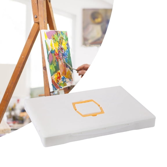 65 Compartments Paint Palette, Painting Tray Sealed with Lid, Paint Palette Paint Box for Gouache Oil Paint Acrylic Painting Mixing Colors