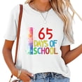 thumbnail image 1 of 65 Day of School Teacher Back To School Student Express Your Style with Women's Graphic T-Shirt - Summer Tops for Women, 1 of 3