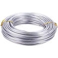 thumbnail image 1 of 65 Feet 7 Gauge Silver Aluminum Wire Bendable Metal Sculpting Wire for Bonsai Trees Floral Skeleton Making Home Decors and Other Arts Crafts Making, 1 of 7