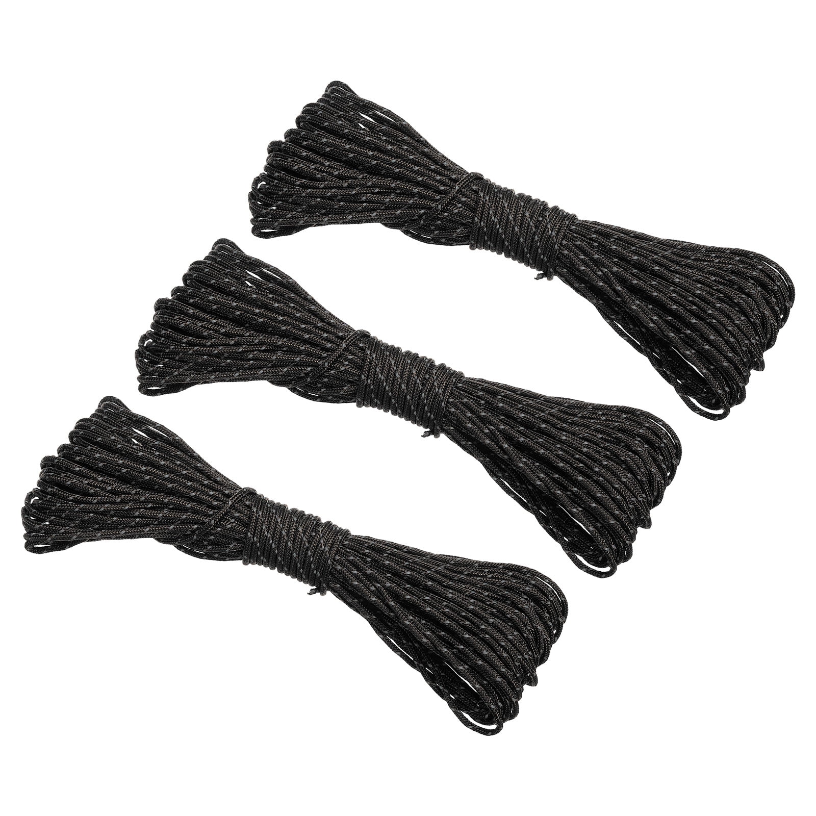 PATIKIL 65 Feet Reflective Guyline Camping Paracord, 3mm