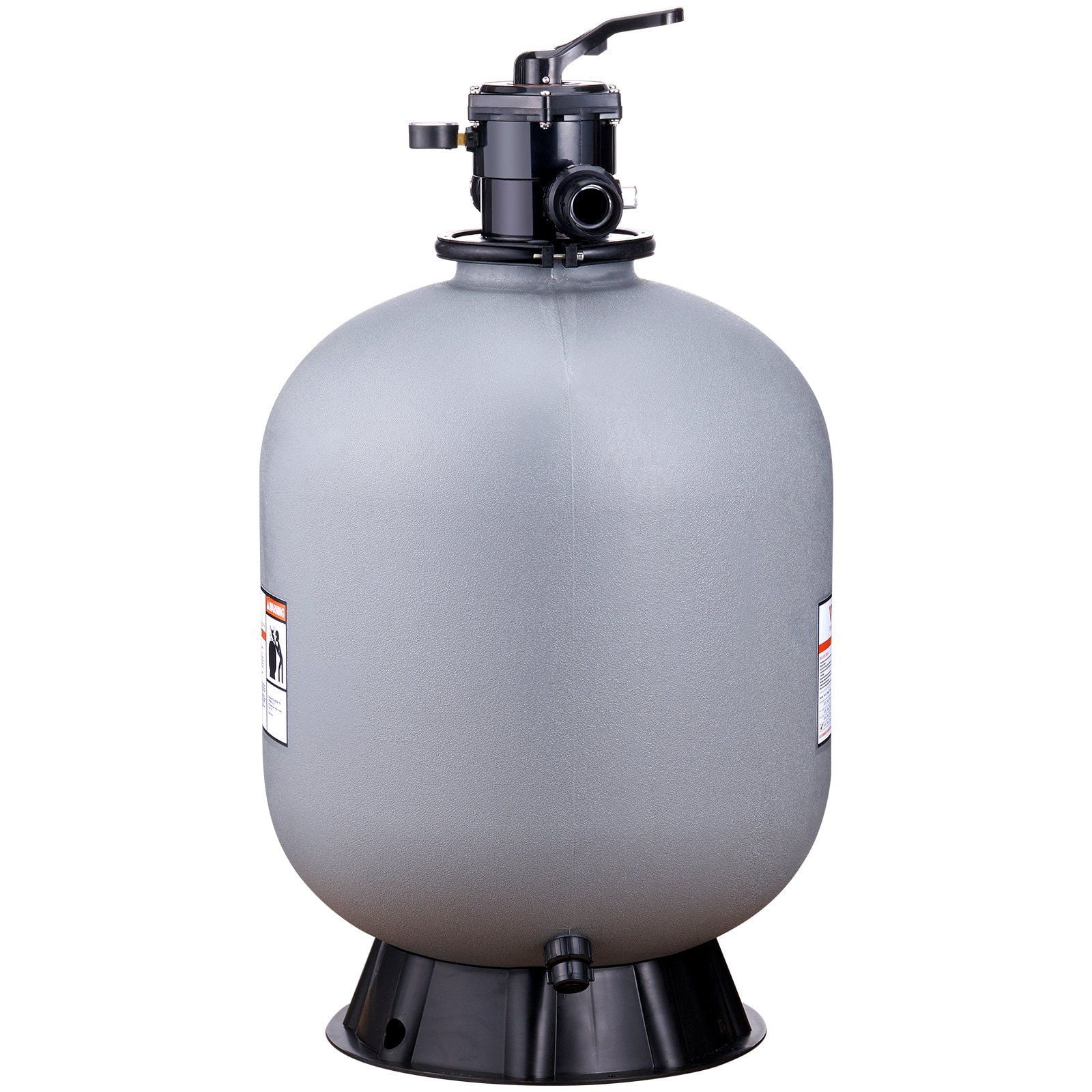 65 GPM Sand Filter for Above Ground Swimming Pools, 24-Inch Tank with 7 ...
