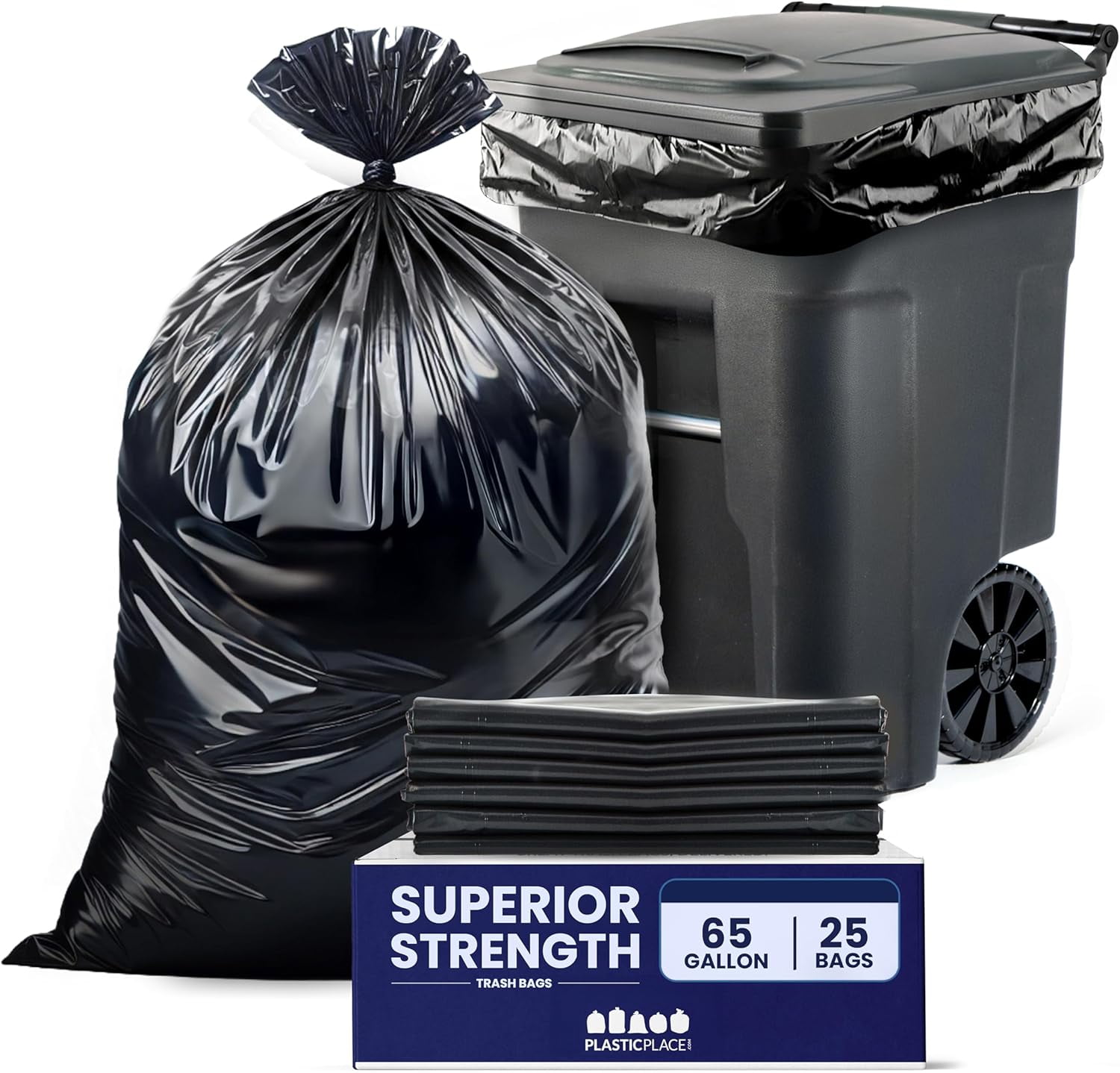 65 Gallon Trash Bags