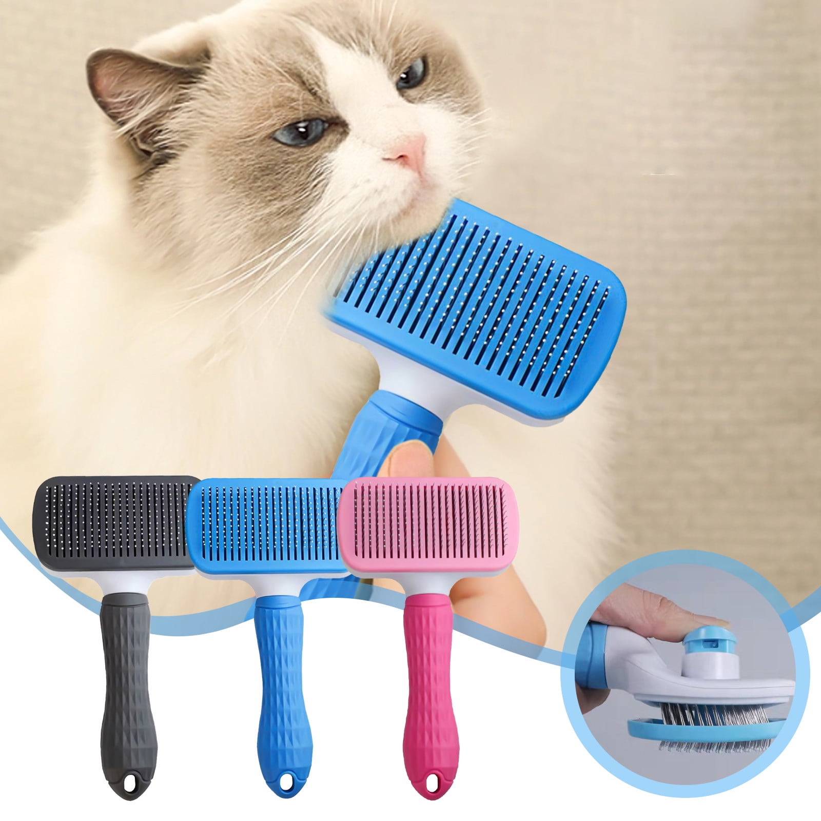 Curated visual reference: Visual Reference: Up To 65 Off Home Sweeping Dog Brush Cats Brush