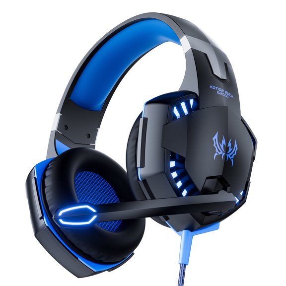Gaming Headset for PS5,PS5Pro,PS4,Xbox Series X,Xbox Series S/One PC 272g Headset with Clear Mic Upgraded Wired Gaming Headphones with with 3.5mm Jack &LED Light Soft Memory Earmuffs Gamer Gifts