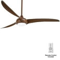 thumbnail image 1 of 65 Inch 3 Blade Ceiling Fan With Light Kit-Distressed Koa Finish-Distressed Koa Blade Color Minka Aire Fans F848-Dk, 1 of 2