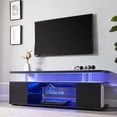 thumbnail image 1 of 65 Inch TV Console Table Sturdy Build Color Contrasting for Dining Room, 1 of 3