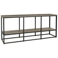 thumbnail image 1 of 65 Inches Wood and Metal TV Stand with Open Shelf Brown - Saltoro Sherpi, 1 of 5