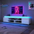 thumbnail image 1 of 65" LED TV Stand with Power Outlet for up 75" TVs, Modern Large Entertainment Center Long Sounbar Media Console Table Stand for Living Room, 1 of 9