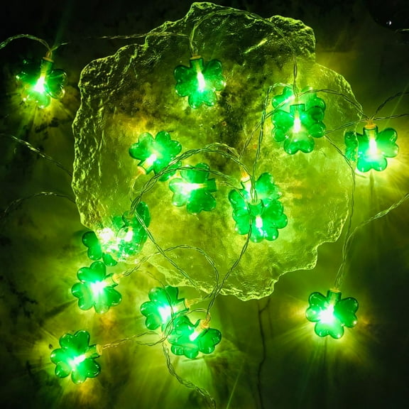 Up to 65% Off, Dvkptbk 5.4ft String Lights St Patrick's Day Decorations 10 LED Green String Lights Waterproof St Patricks Day Battery Operated Lights For Irish Party for Home Daily Life
