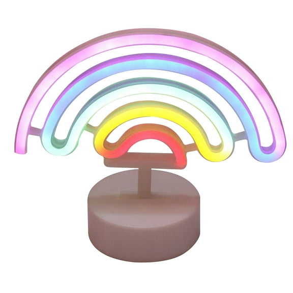 Up to 65% Off, Dvkptbk Led Lantern Rainbow Neon Light Girl Heart Room Decoration Lamp Bedside Net Red Bedroom Romantic Creative Night Light for Home Daily Life