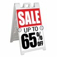 thumbnail image 1 of 65 Off Special (24" X 36") Deluxe A-Frame Signicade, Includes 2 Removable Panels & Stand, 1 of 4