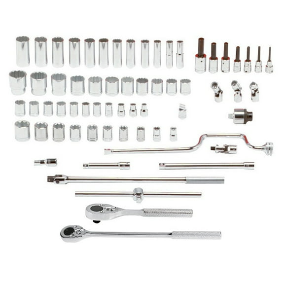 Proto 1/2In Drive Combination Socket Set 65Pc