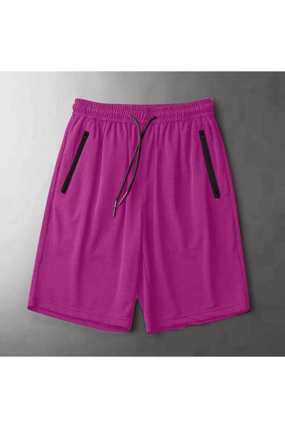 Gym Shorts Men Soft Ice Silk Breathable Quick Drying Sweatpants Summer Fitness Running Stretch Yoga Pants with Pocket