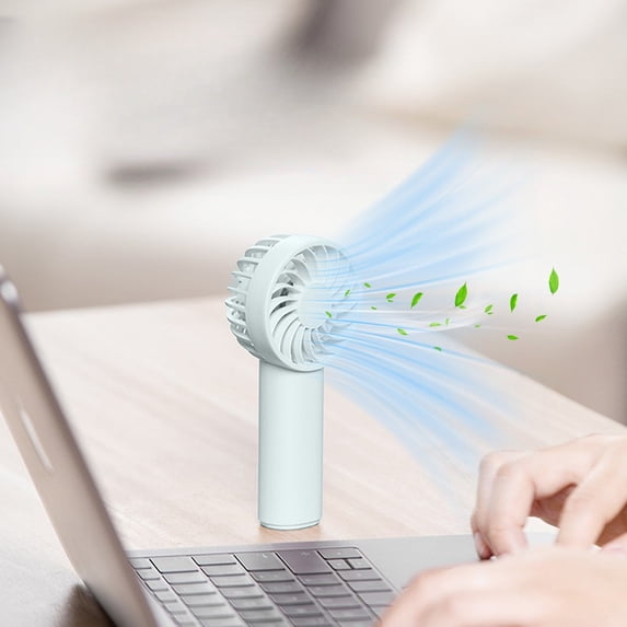 Up to 65% off Portable Handheld Fan, Mini Handheld Fan Battery Powered Small Portable Adjustable Speed USB Rechargeable Fan Powerful Eyelash Fan Suitable for Kids Women Men Indoor Outdoor Travel