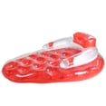 thumbnail image 1 of Pool Central 65" Inflatable 1-Person Strawberry Shaped Swimming Pool Water Lounge - Red/White, 1 of 6