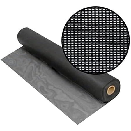 65% Solar Insect Screen Mesh Kit - (36 in x 25 ft) - Solar Screen Roll for Window, Patio, & More