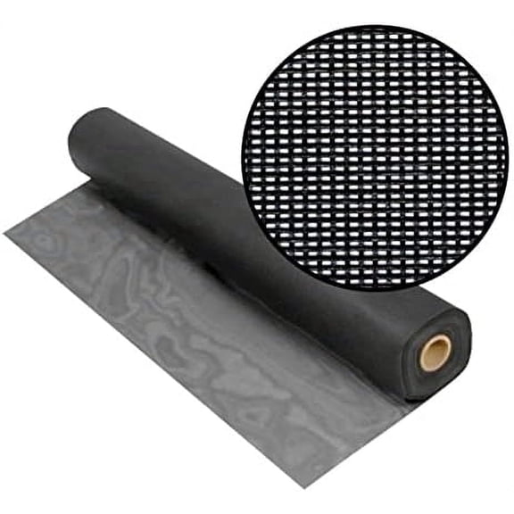 65% Solar Insect Screen Mesh Kit - (60 in x 100 ft) - Solar Screen Roll for Window, Patio, & More