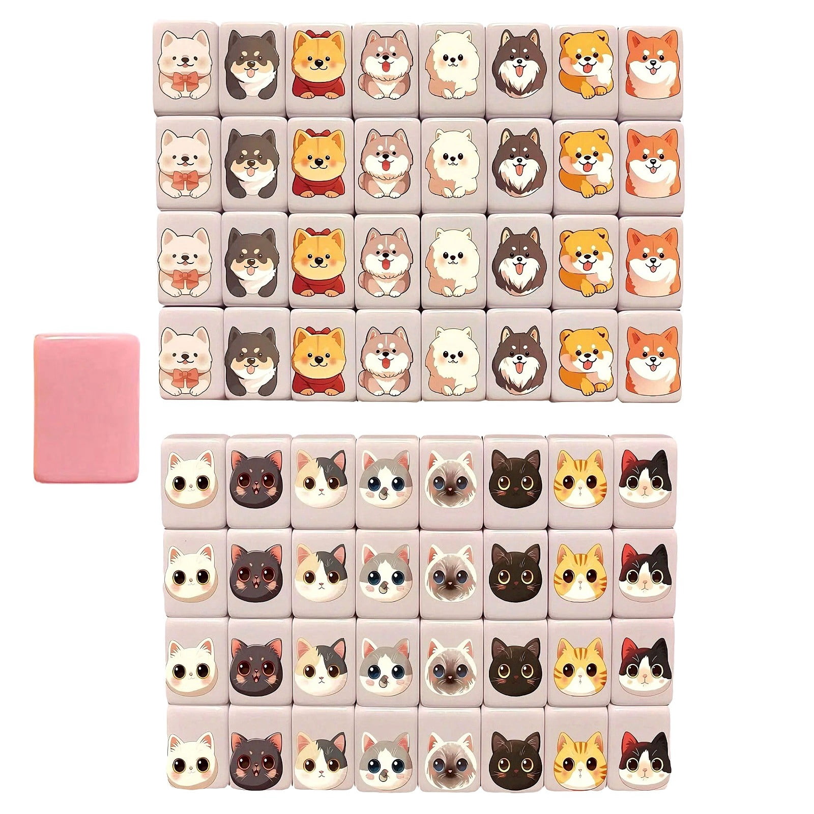 65 Tiles Seaside Escape Game Mahjong Tile Game Sets