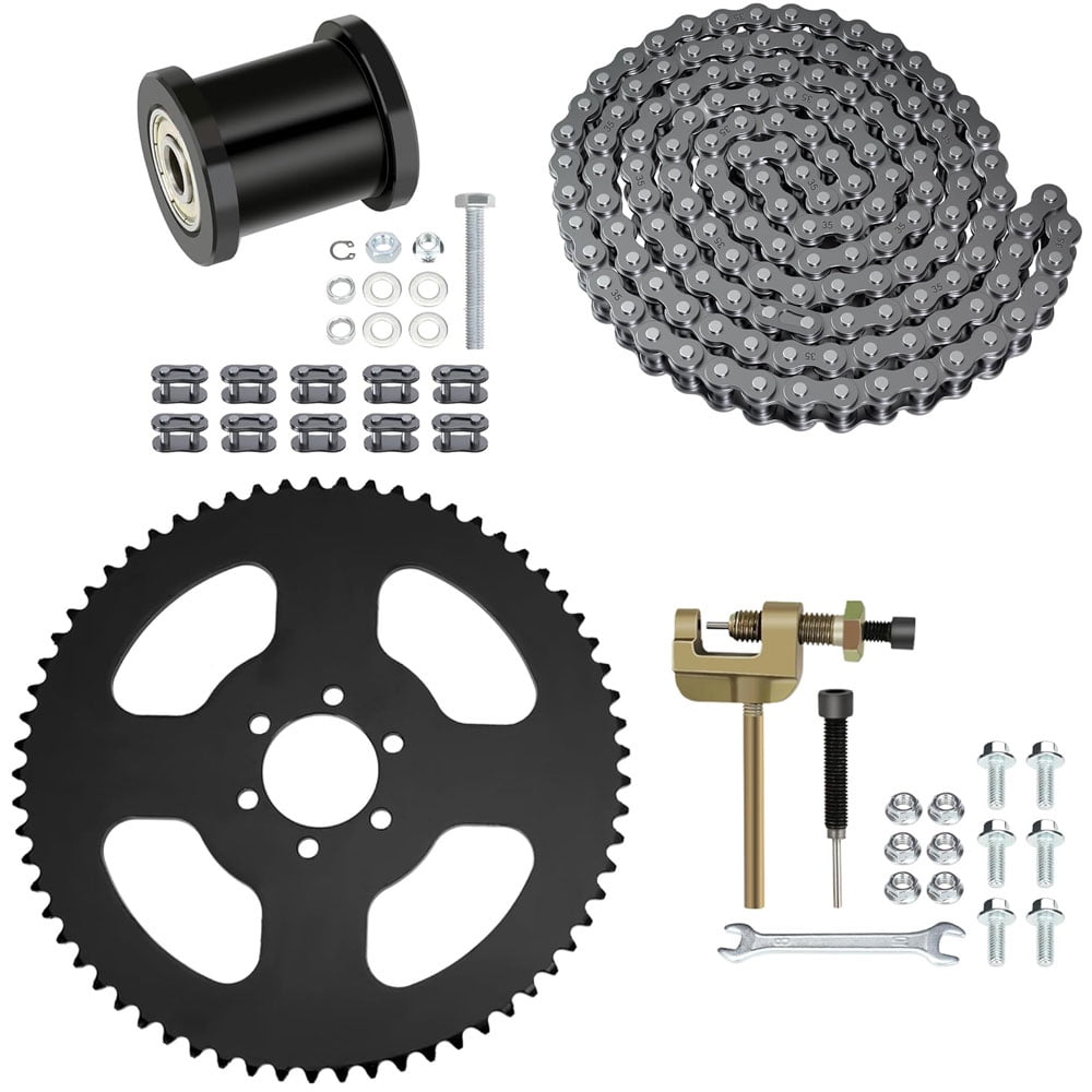 65 Tooth Sprocket 35 Chain with 140 Links Suitable for Coleman