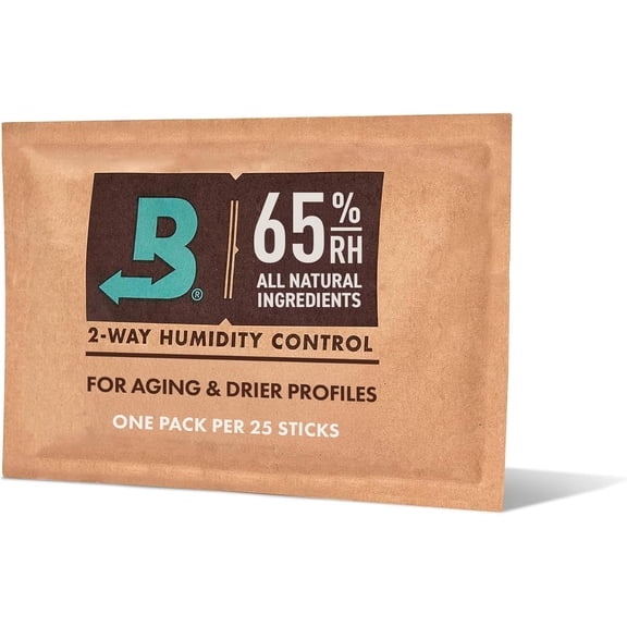 65% Two-Way Humidity Control Pack for Up to 25 Items Size 60 Single Aging & Long-Term Storage in Plastic Wood Boxes Moisture Absorber Humidifier Individually Wrapped