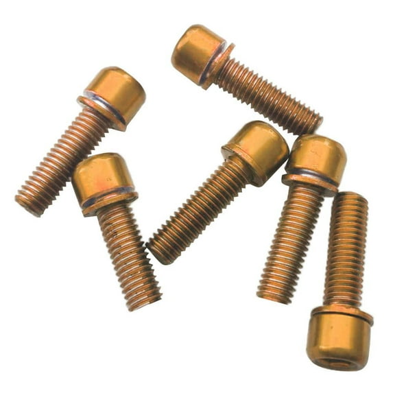 65 X 18 Hex Screws - Strength for Disc Brake Caliper Adapter Mount , Golden