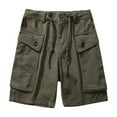 thumbnail image 1 of Up to 65% off Xunlbb Men's Casual Cargo Shorts Men's Summer Casual Solid Color Fashion Pockets Drawstring Loose And Comfortable Work Short Pants Gift for Him, M-5XL, 1 of 8