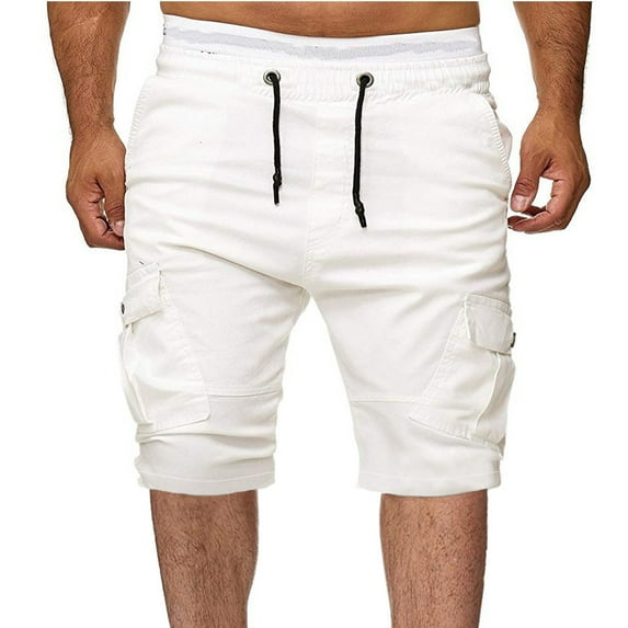 Up to 65% off Xunlbb Men's Summer Cargo Shorts Men's Workwear Shorts Multi Pocket Zipper Straight Leg Five Piece Pants Casual Sports Shorts Shorts Gift for Him, M-3XL