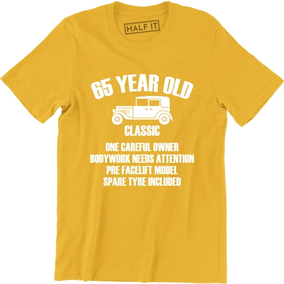 65 Year Old Classic One Careful Owner 65th Birhday Present Gift Men's T-Shirt