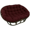 thumbnail image 1 of 65 in. Rattan Double Papasan Chair with Outdoor Cushion, Red, 1 of 1