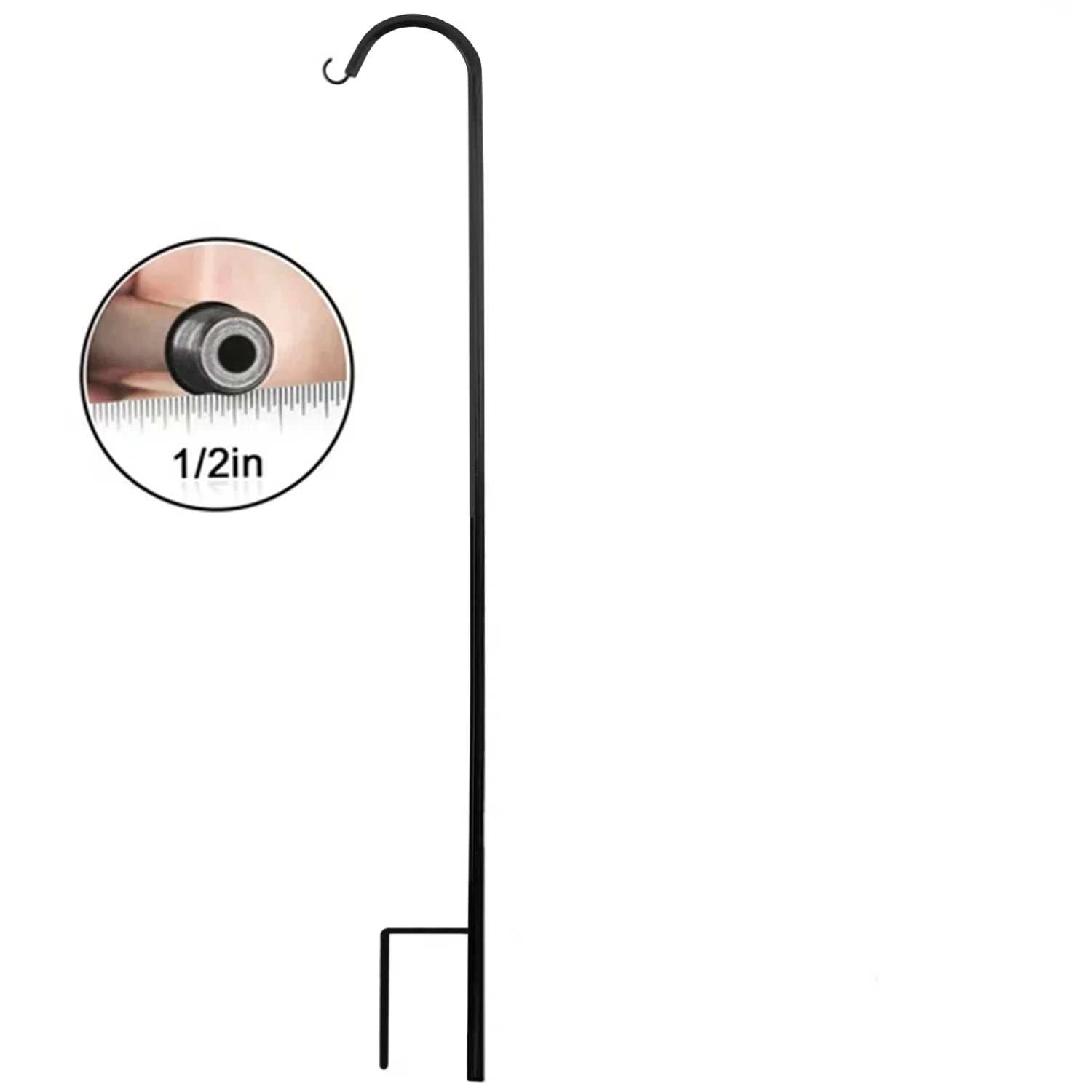 65 inches Shepherd's Hooks Garden Planter Stakes for Bird Feeders, Hanging Plant Holders Baskets,Weddings,Lanterns - Walmart.com