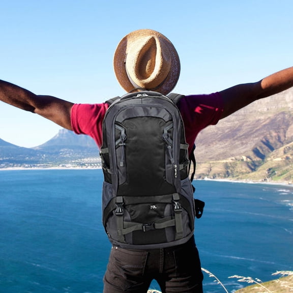 up to 65% off karymi 2025 New Multi Functional Mountaineering Bag Summer Large Capacity Waterproof Outdoor Hiking Backpack Travel Load Reduction Backpack Living Room Decor