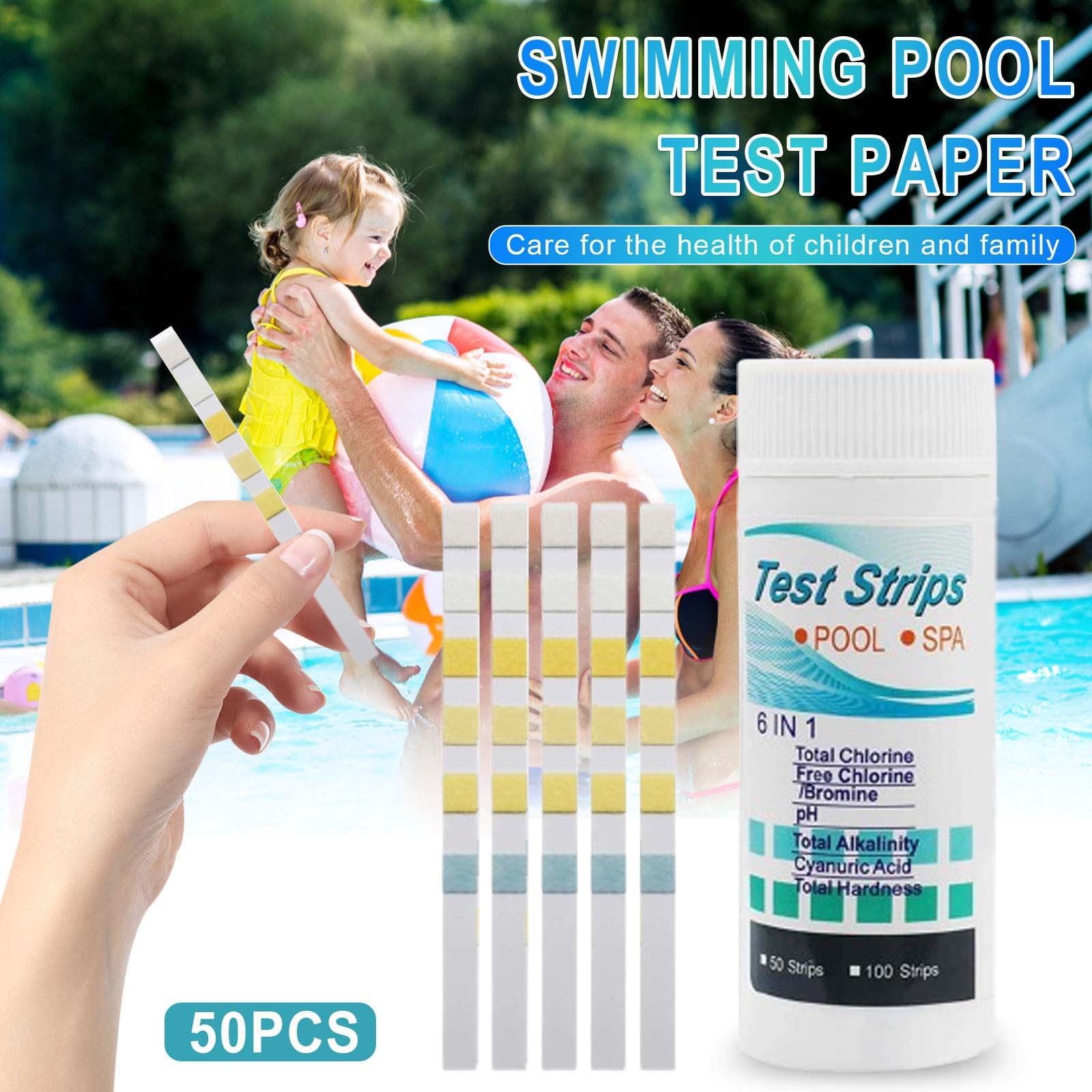 8 In 1 Swimming Pool Test Strips, 100 Pieces Water Test Strips, Water - View #7