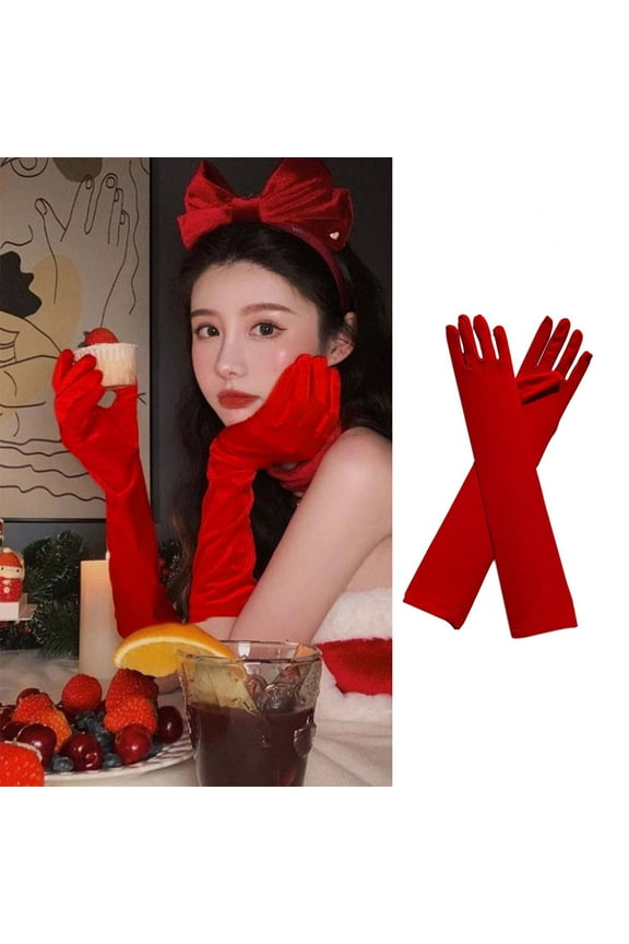 up to 65% off karymi Adult Over Elbow Stretchy Long Gloves for Women Opera Gloves Halloween Cosplay Stretchy Long Gloves Party Supplies Camping Gear Limited Time Deal Wholesale