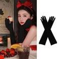 thumbnail image 1 of up to 65% off karymi Adult Over Elbow Stretchy Long Gloves for Women Opera Gloves Halloween Cosplay Stretchy Long Gloves Party Supplies Weekly flyer Sports and Outdoors Camping Gear, 1 of 7