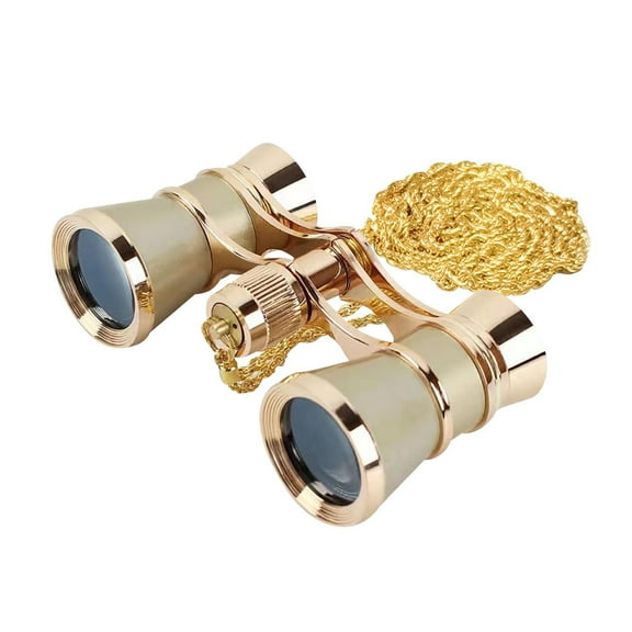 up to 65% off karymi Binocular Binoculars for Opera House Glasses 3X25, Mini Binoculars with Chain for Adult Children's Concert Glasses Tailgating