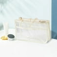 thumbnail image 1 of up to 65% off karymi Clear Cosmetic Makeup Bag, Transparent Tote Shoulder Bag Clear Toiletry PVC Tote, Stadium Outdoor Beach Pool Handbag ShouldeBag Makeup Bag Organizer Tailgating, 1 of 4