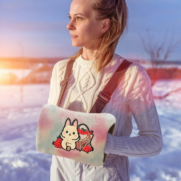 up to 65% off karymi Cute Plush Rechargeable Electric Hot Water Bag Winter Hand Warmer Portable Hot Water Bag Warmer Bags for Neck and Shoulder Pain Relief Arthritis Headach Limited Time Deal