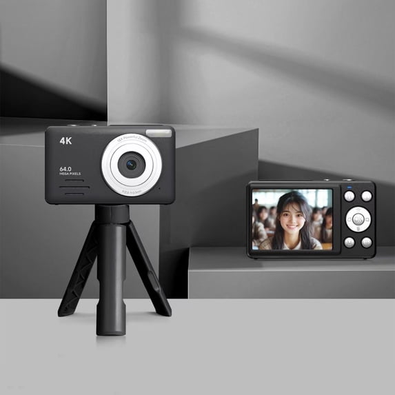 up to 65% off karymi High Definition 2.88 Inch Display Screen CCD Mini Student Digital Camera Multifunctional Camera with Stand up to 90% off up to 90% off Summer Clearance